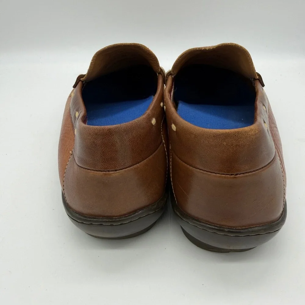 Johnston & Murphy Mens Brown Leather Penny Loafers 20-2690 Size 9M